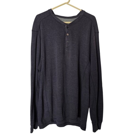 Eddie Bauer Other - Eddie Bauer Mens Henley Thermal Shirt Size 3XB Dark Gray Big & Tall